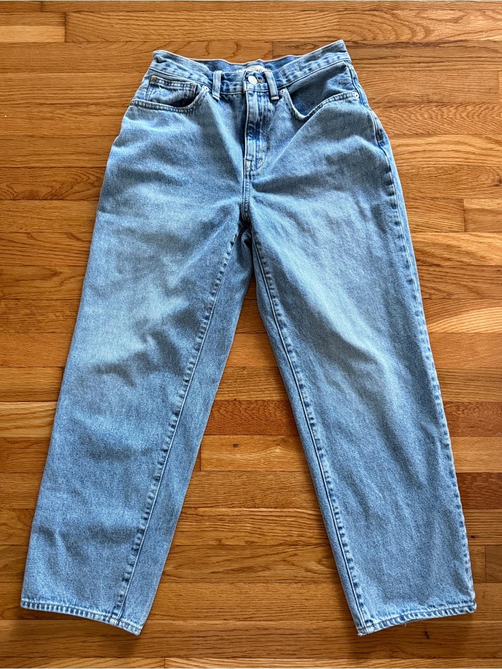 Madewell Light Blue Denim Waistband Jeans